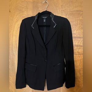 Leather Trim Black Blacker White House Black Market